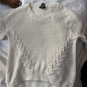 Rue21 Cream Knit Sweater